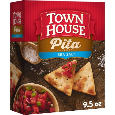 Kellogg's Town House Sea Salt Pita Crackers - 9.5oz
