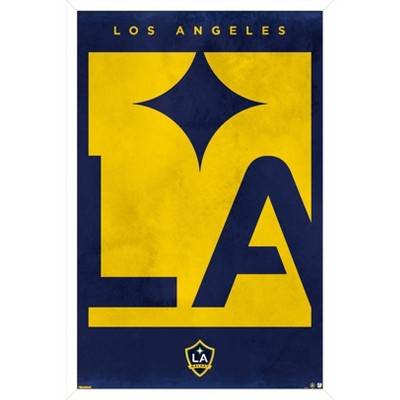 Trends International MLS Los Angeles Galaxy - Logo 25 Framed Wall Poster Prints