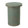 MOEPISY Outdoor End Tables for Patio, Garden Accent Table - 3 of 4