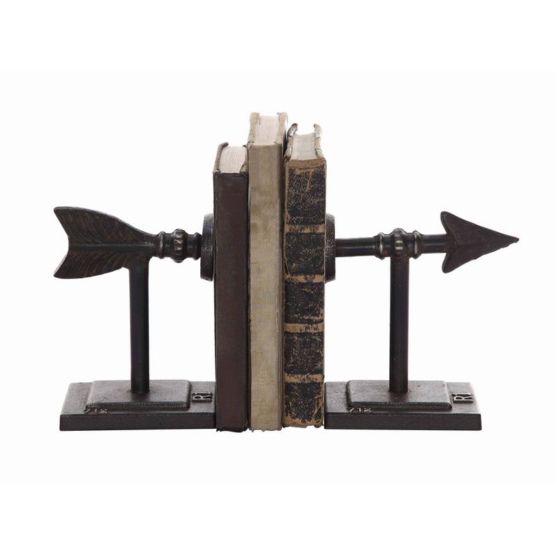 Metal Arrow Bookends Set of 2 (3-1/2&#34;H) - Storied Home, 3 of 10