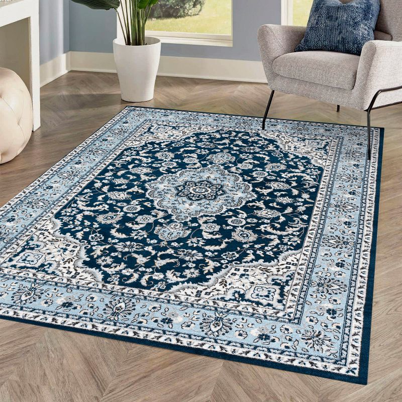 Palmette Modern Persian Floral Area Rug - JONATHAN Y, 1 of 12