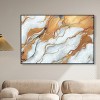 Art Remedy Gold Marble Boho Neutral Abstract Wall Art Framed - 2 of 4