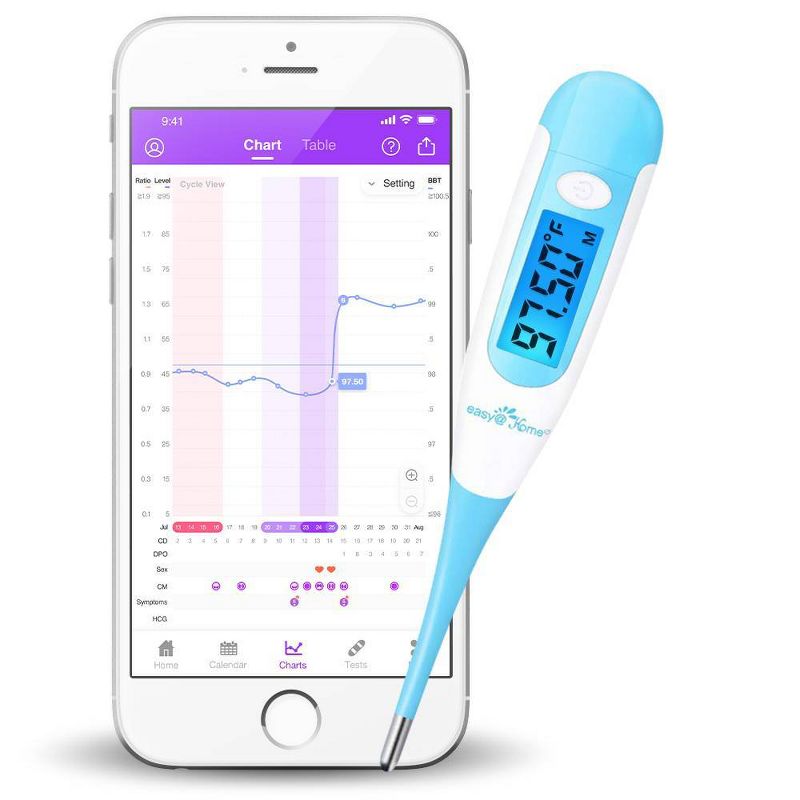 easy@Home Digital Basal Thermometer, 3 of 13