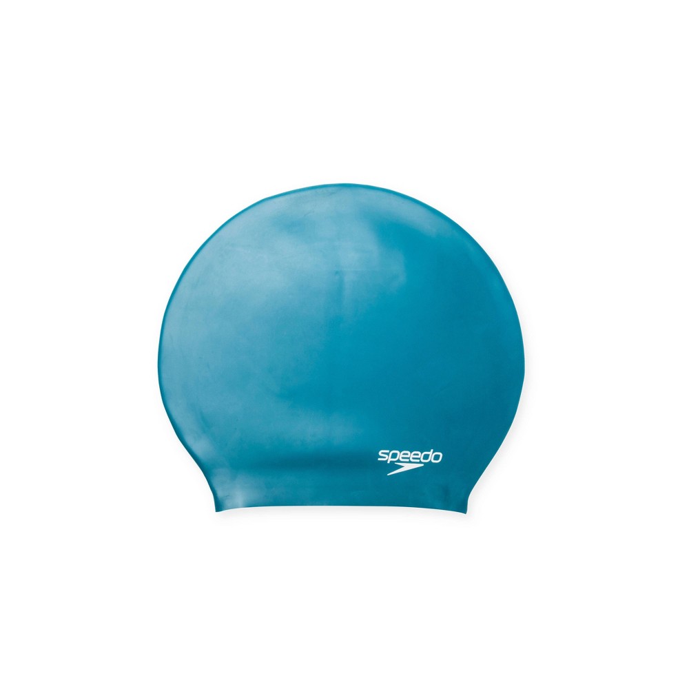 Speedo Volume Swim Cap - Teal: Silicone, One Size Fits Most
