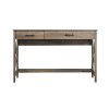 Saint Birch Alaska 47" Writing Desk with Two Drawers - 3 of 4