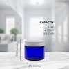 Cornucopia Brands 2oz Cobalt Blue Glass Jars w/Metal Lids, 12pk; Straight Sided Cosmetic Containers - 3 of 4