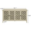 SKRAN Hollowed-out Cabinet with 2 Door 3 Drawers, American Furniture, Suitable for Bedroom, Living Room, Study - 3 of 4