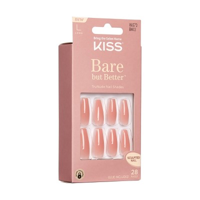 KISS Bare But Better TruNude Fake Nails - Nude Glow - 28ct_4