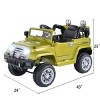 Costway 12V MP3 Kids Ride On Truck  Car RC Remote Control w/ LED Lights Music - 3 of 4