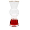 Classic Touch Narrow Pitcher with Gold Rim, 10"H - 2 of 3