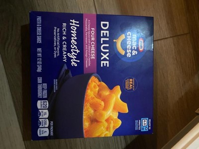 Kraft Deluxe Frozen Mac & Cheese Review: Real Cheese Flavor In The Freezer  Aisle