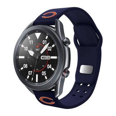 NFL Chicago Bears Samsung Watch Compatible Silicone Sports Band - 22mm
