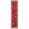 Christmas Living Room Rug, Non Slip Washable Area Rugs for Bedroom, Low Pile Festive Snowflake Reindeer Floral Soft Carpet - 2 of 4