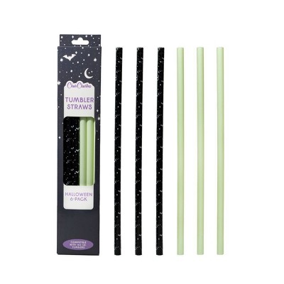 CharCharms 6pk 40oz Water Bottle Straws