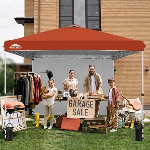 EAGLE PEAK Pop Up Canopy Tent with 1 Sidewall, Easy Setup Event Tent - 1 of 4