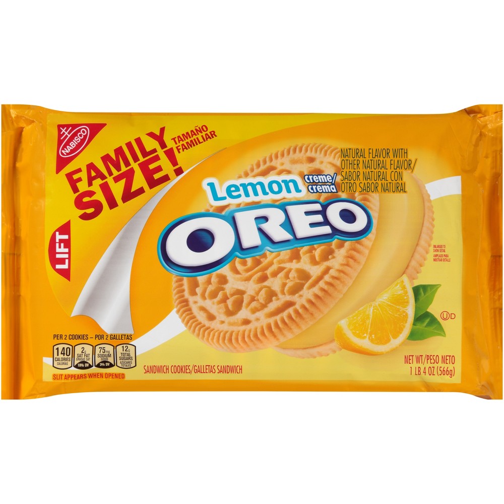 UPC 044000053871 product image for Oreo Family Size Lemon Cookies - 20oz | upcitemdb.com