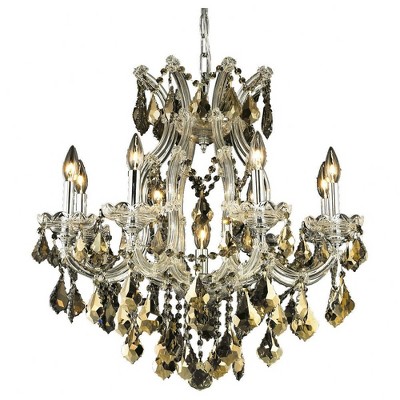 Elegant Lighting Maria Theresa 9 - Light Chandelier in  Chrome