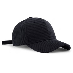 Alilang Corduroy Fashion Baseball Cap with Adjustable Strap for a Trendy Casual Look - 1 of 4