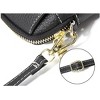 FATMOON Genuine Leather Crossbody Purse Wallet Small Phone Pouch Flip Phone for Women Top Layer Cowhide  Bag Mini Vertical Mobile Phone Bag - 4 of 4