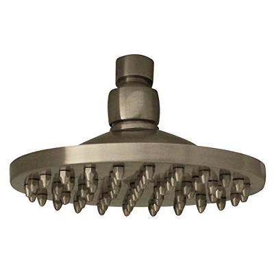 ALFI Showerhaus Round Rainfall Showerhead with 62 Spray Nozzles - Solid Brass Construction with Adjustable Ball Joint