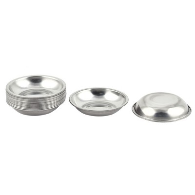 Unique Bargains Metal Reusable Household Soy Spice Dish 15 Pcs