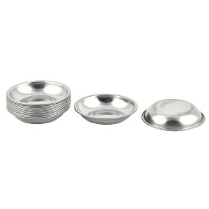 Unique Bargains Metal Reusable Household Soy Spice Dish 15 Pcs - 1 of 3