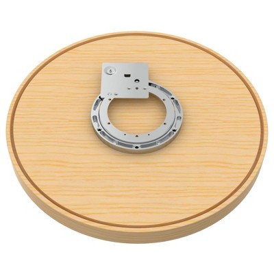 Rev-A-Shelf 20" Single Full Circle Lazy Susan Organizer for Corner Kitchen Cabinets, Wooden Turntable Storage Tray with Swivel Bearings,4WLS001-20-B52 — фото 5