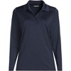Lands' End School Uniform Women's Long Sleeve Feminine Fit Rapid Dry Polo Shirt - 3 of 3