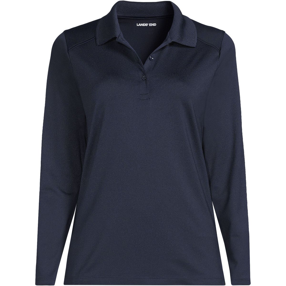 Lands' End School Uniform Women's Long Sleeve Feminine Fit Rapid Dry Polo Shirt - thumbnail 10