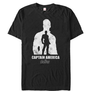 Men's Marvel Avengers: Avengers: Infinity War Captain America Silhouette T-Shirt - 1 of 4