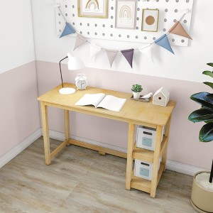 Max & Lily Desk With Bookshelves for Home, Office, Computer, Gaming - 1 of 4