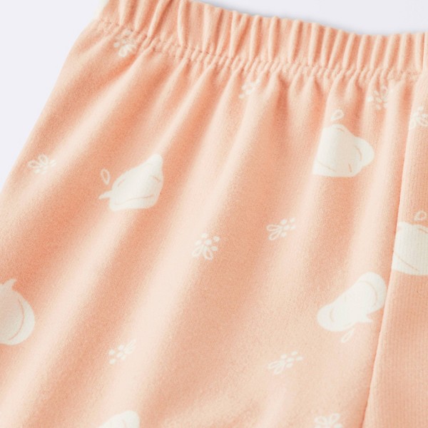 Conjunto de Bebé Niña de Camisa de Manga Larga y Leggings Acampanados Calabaza - Cloud Island™ Crema 4