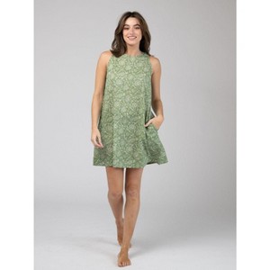 Olive Workshop Capri Shift Dress Green - 1 of 4