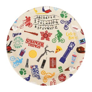 Packed Party Stranger Things 9" 8ct Paper Party Dinner Plates - 1 of 4