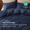 100% Washed Cotton Duvet Cover Minimalist Cotton Duvet Cover for All Seasons GentleSoft™ Plain Simple Bedding Set - 3 of 4