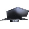 Builder's Best Galvanized Steel Roof Vent Cap, Damper & Removable Screen, 4" Diameter Collar, Powder Coated Finish & Pre-Drilled Holes for Mounting - 2 of 3