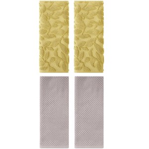 REGALWOVEN 4 Pcs Cotton Hand Towels for Bathroom - 1 of 4