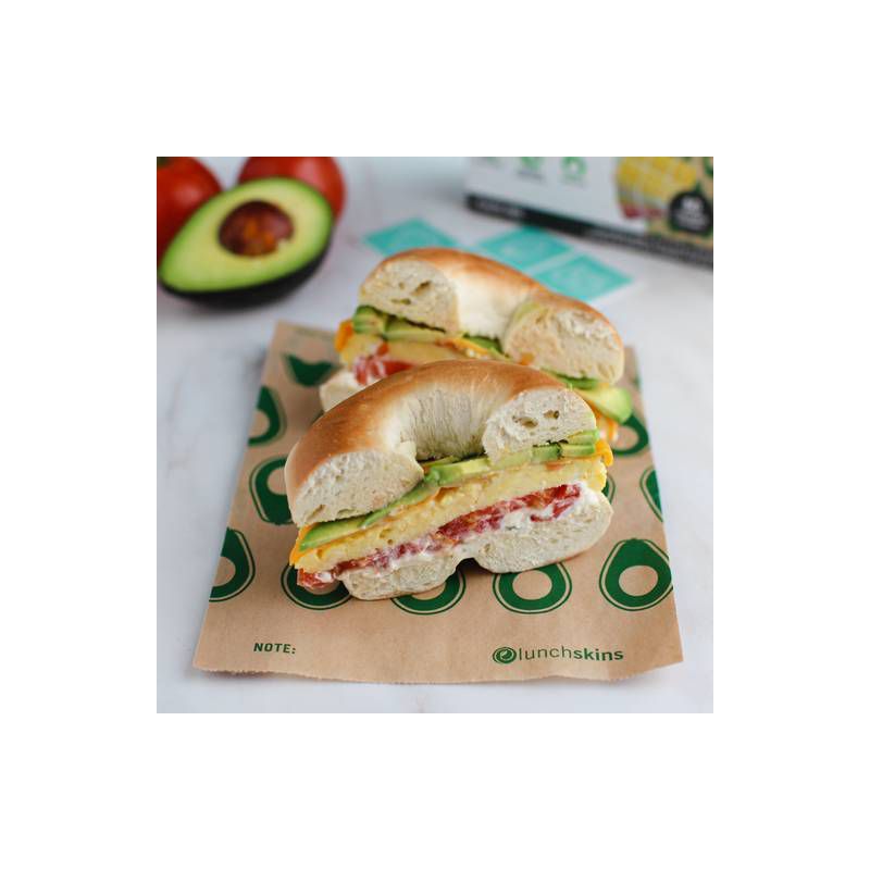 Lunchskins Non Wax + UnBleach Sandwich Bags Avocado - 50ct, 6 of 11