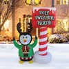 A Holiday Company 5ft Tall Ugly Sweater Party Penguin, 5 ft Tall, Multi - 3 of 4