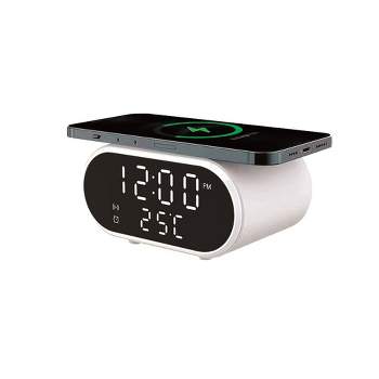 ZTECH Wireless Charger Clock for iPhone and Samsung Galaxy