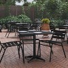 Flash Furniture Mellie 31.5'' Square Aluminum Indoor-Outdoor Table with Base - 2 of 4
