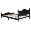 ORRD Queen Size Wood Platform Bed Frame,Retro Style Platform Bed with Wooden Slat Support,Black - 3 of 4