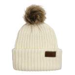 Arctic Gear Youth Acrylic Ribbed Cuff Winter Hat with Pom