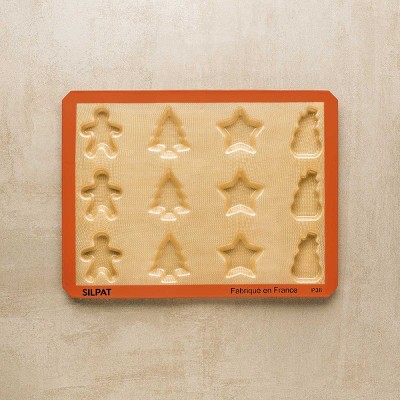 Silpat #1 Non-Stick Mold, Handcrafted in France Since 1965, Trusted by Chefs, Certified Food Safe (12 Holiday Treats)