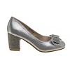 Badgley Mischka Little Kids Girls Heel Dress Shoes - 3 of 4