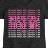 Girls' - Barbie - Proud To Be Me Fitted Short Sleeve Graphic T-Shirt - 2 of 4