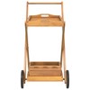 vidaXL Tea Trolley 21.3 in.x34.3 in.x35.4 in. Solid Wood Acacia - 4 of 4