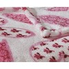 Kate Aurora Valentine's Day Floral Hearts Ultra Soft & Plush Accent Throw Blanket - 50 In W X 60 In. L - 3 of 3
