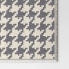 50''x60'' Oversized Chenille Woven Houndstooth Throw Blanket Gray/Neutral - Threshold™ - 4 of 4