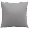 vidaXL Sofa Cushions 4 pcs Gray 19.7"x19.7" Fabric - 3 of 4